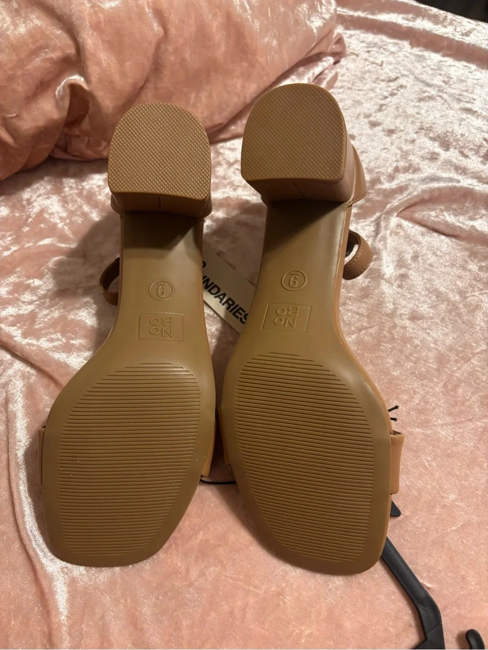 Women’s Tan Block Heel Sandals - Classic Strappy Style